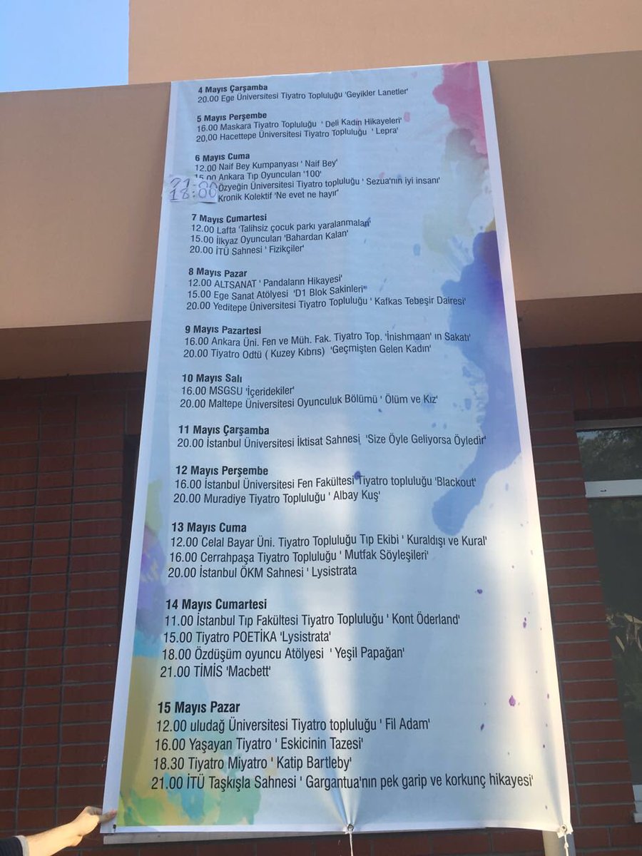 #pandalarinhikayesi Ege Univ Tiyatro Festivali kapsaminda yarin 12:00de Izmir'lilerle bulusuyor.<a href="/izmirdesanat/">İzmir'de Sanat</a>