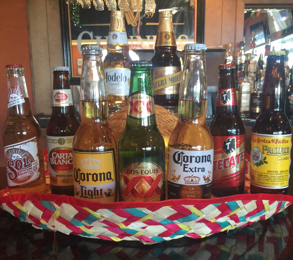 Papa_Ps's tweet photo. Patio weather! Mexican bottled beers $3.75. Still got cinco special on jello and pineapple shots!  Pollo ranchero! https://t.co/tOFj45GRgS