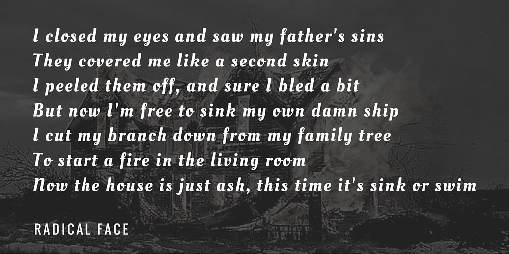 SonorousApp's tweet photo. I saw my father's sins
They covered me like a second skin
I peeled them off... now I'm free to sink my own damn ship https://t.co/GOz0YQzJ7e