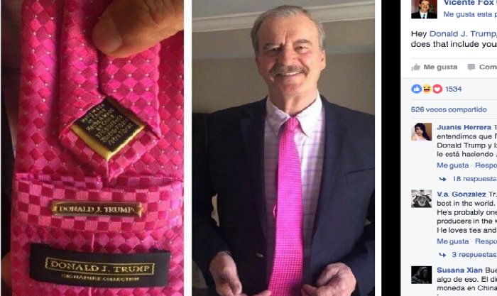 eldeforma's tweet photo. ¡INCREÍBLE PERO CIERTO! Vicente Fox destroza a Trump con solo una foto https://t.co/jblTT0xt8G https://t.co/OVdAu8gEAx