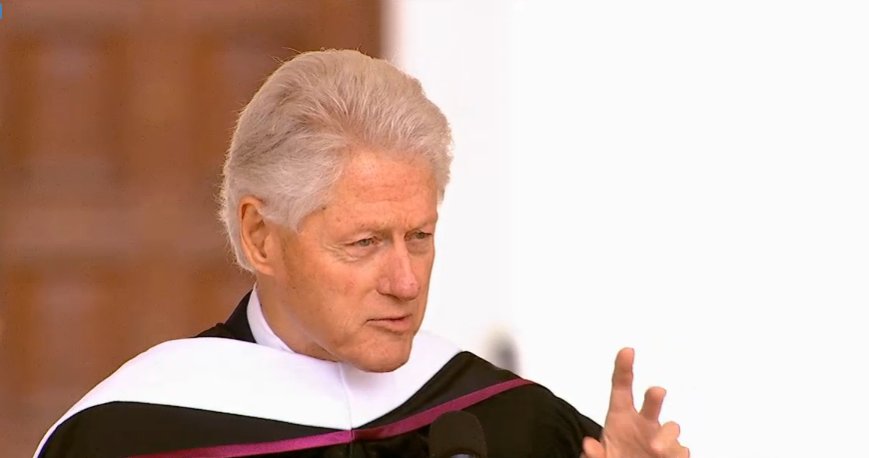 LoyolaMarymount's tweet photo. Watch a full replay of President @billclinton's #LMU16 Commencement address at https://t.co/dkxYPmORwK #BilLMU https://t.co/CTzgGfH3qm