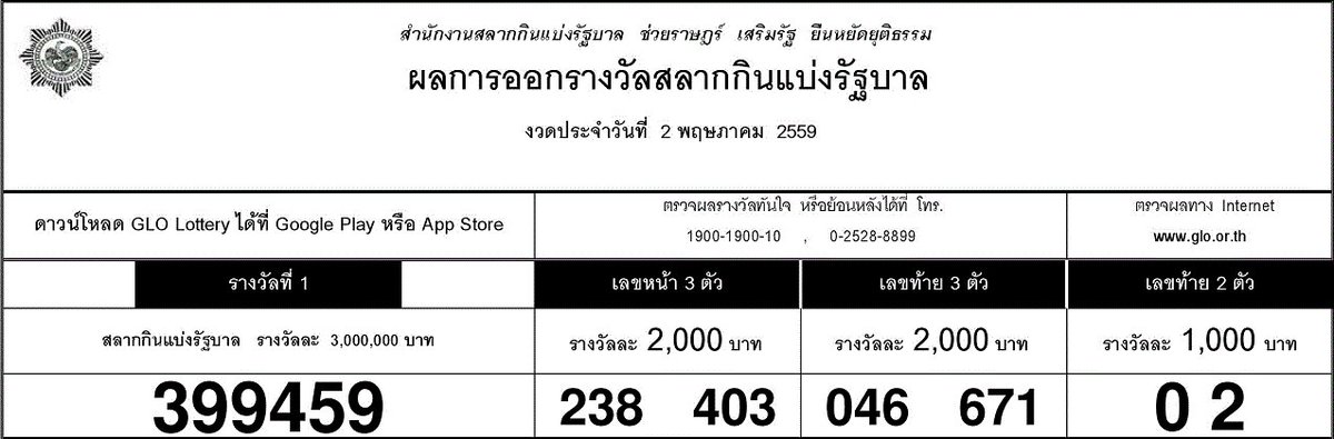 ตรวจหวยงวดล่าสุด lottery.co.th
#ตรวจหวย #ผลหวย #สลากกินแบ่ง #ผลสลากกินแบ่งรัฐบาล #หวย