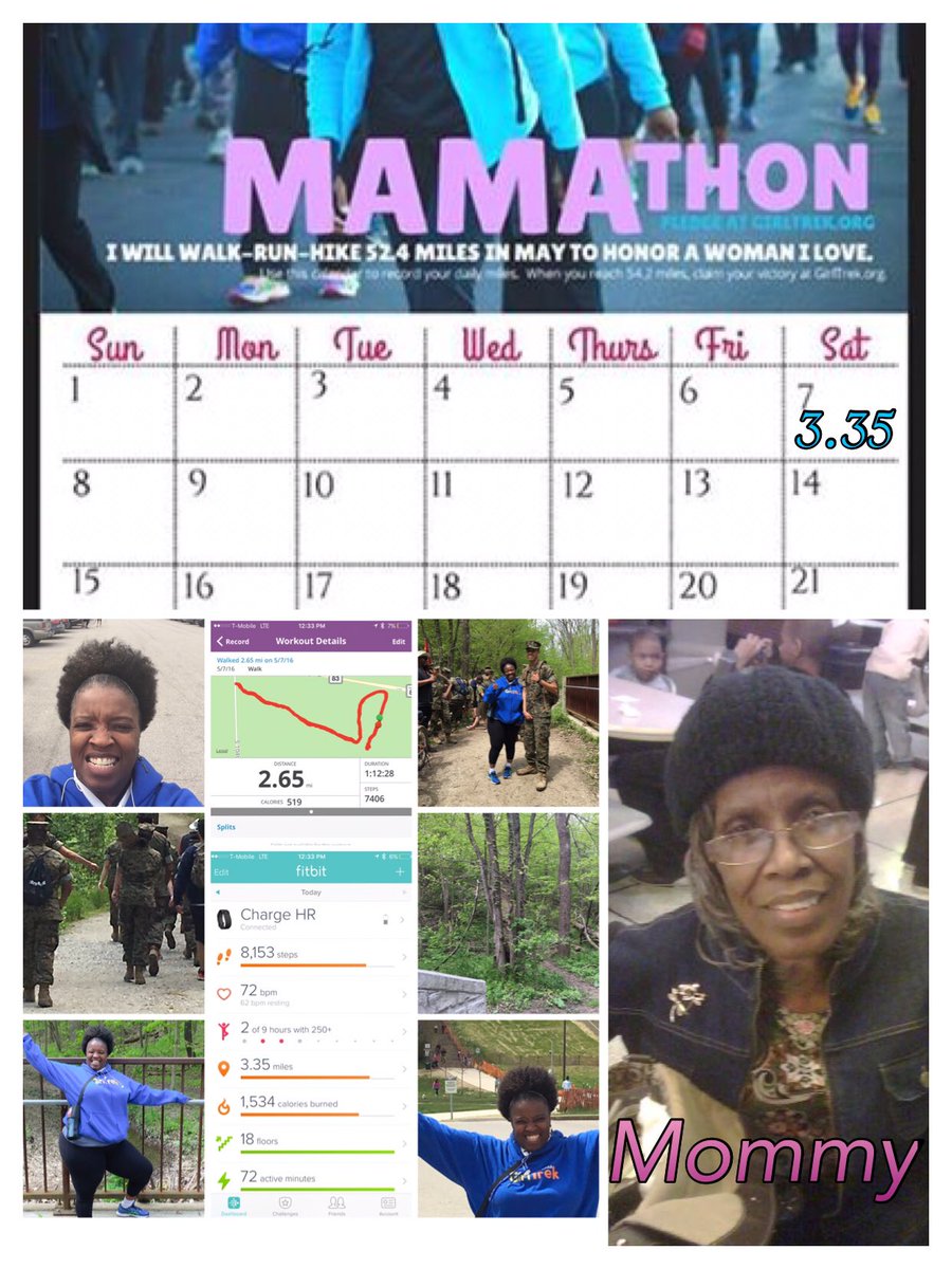 Mrsmorality65's tweet photo. #MAMAthon #3.35milesOf52.4 #GirlTrekChicago #Day6 #Total24.75 #superherosaturday https://t.co/iHMYrPMiDl