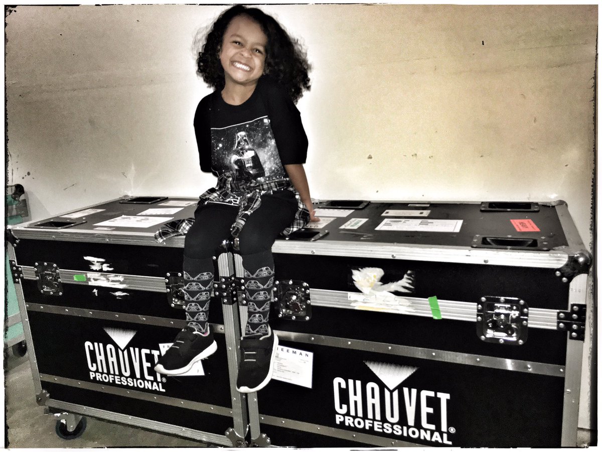 Future employee? Start her young &amp; teach her right! #chauvetprofessional #DarthVader