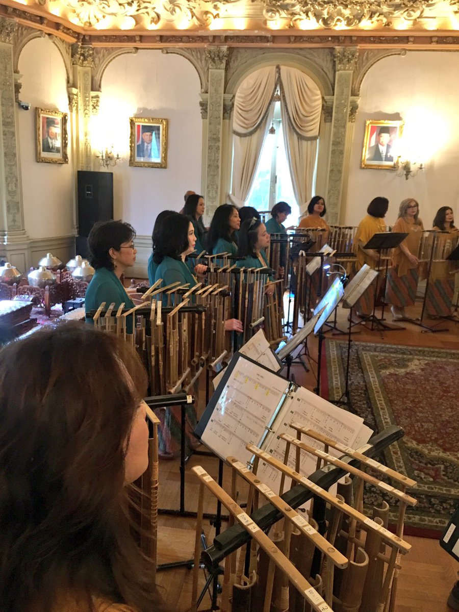 IndonesiainDC's tweet photo. Happening Now: Interactive Angklung! Quickly learn to play songs with one of Indonesia's fun traditional instruments https://t.co/uottCJfRJI