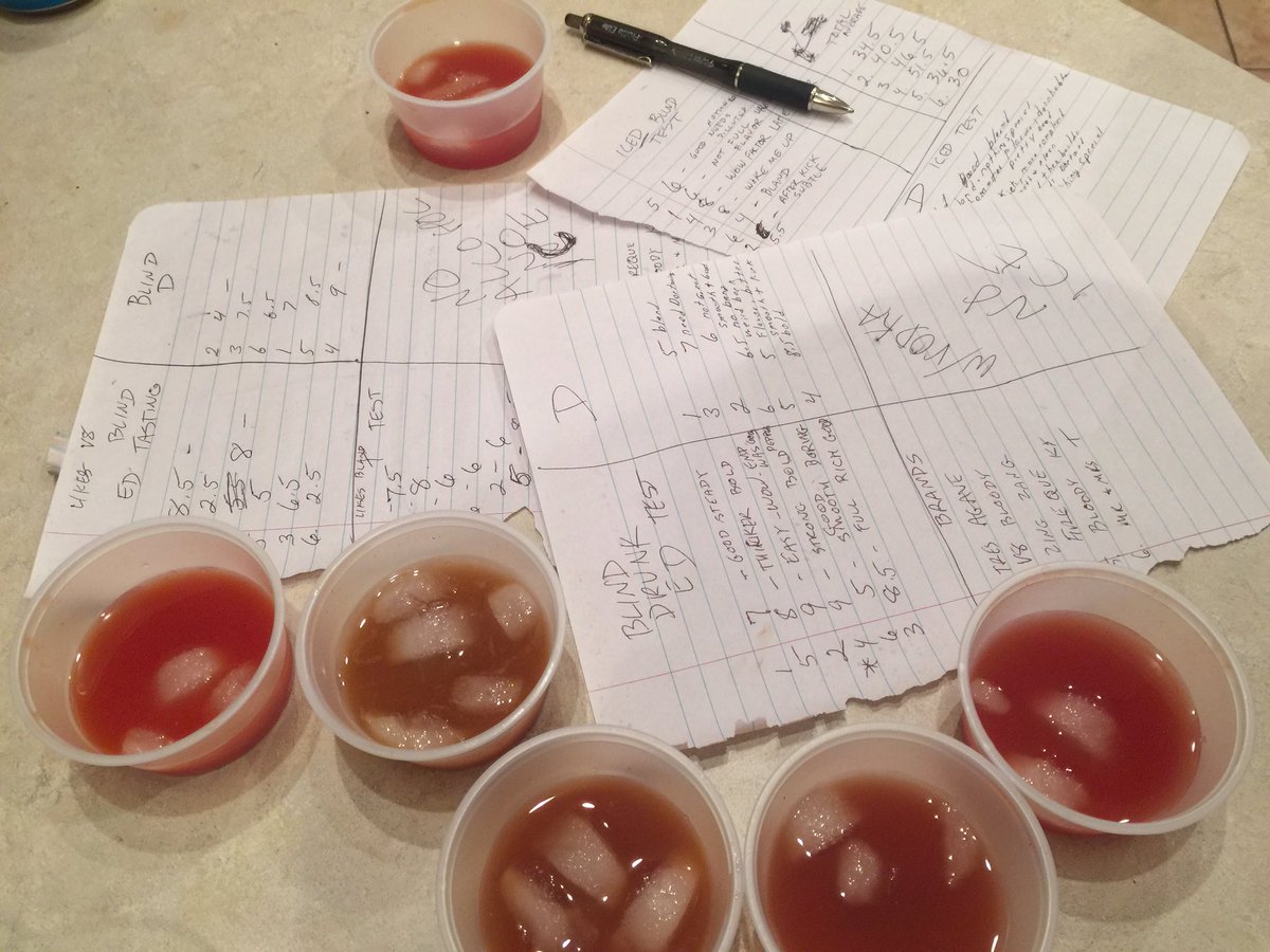 Bloody Mary recipe blind taste tests #FIREQUE #bloodymary #mix #tasting #Recipe #KY #FIREuptheQUE #spicy #drinks