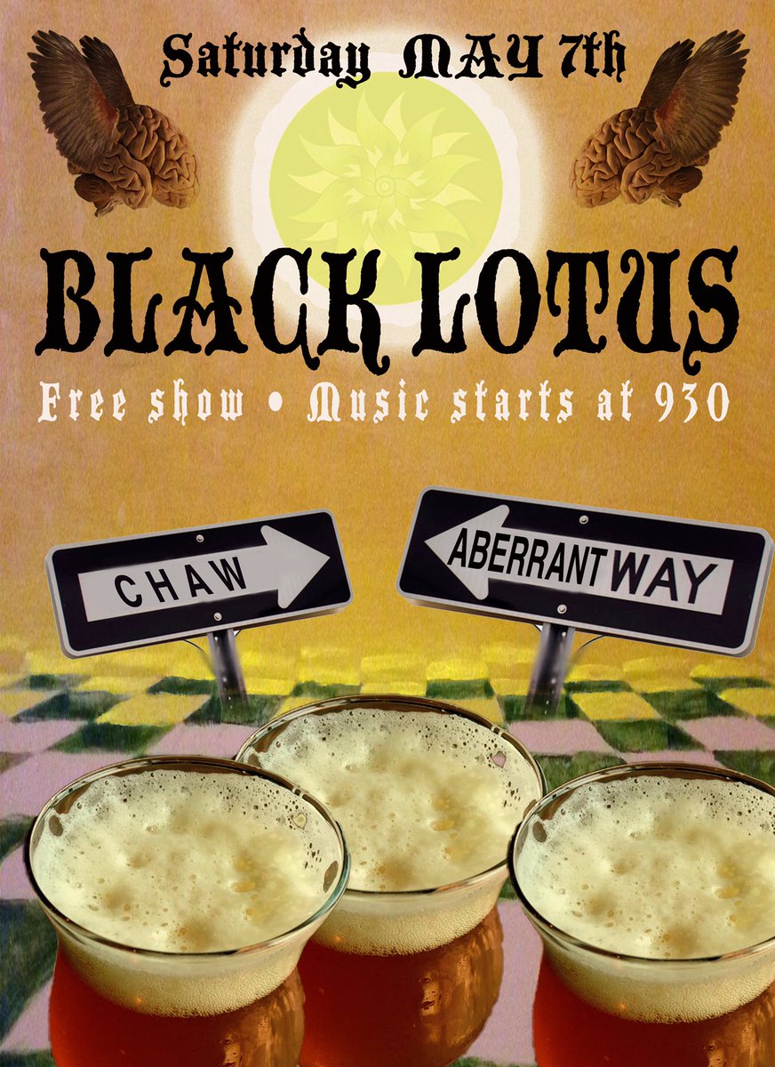 AberrantWay's tweet image. Tonight at 9:30! Chaw and Aberrant Way will invade your ears and your souls!