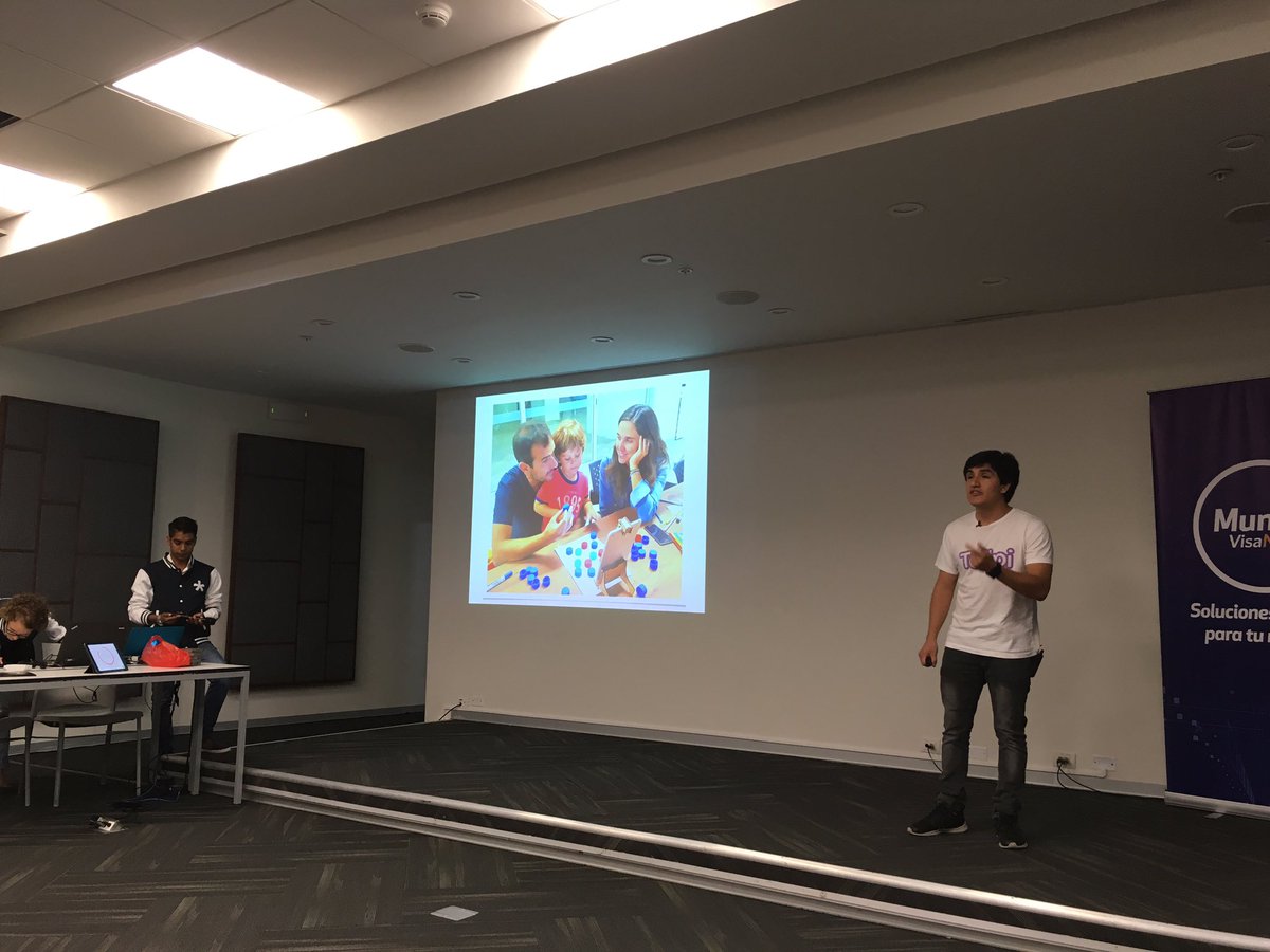 Seedstars's tweet photo. Now on stage @Tullpi app that connects your tablet with the real world to learn by playing #sswlima #ssw16 https://t.co/lUJrn9hoDj