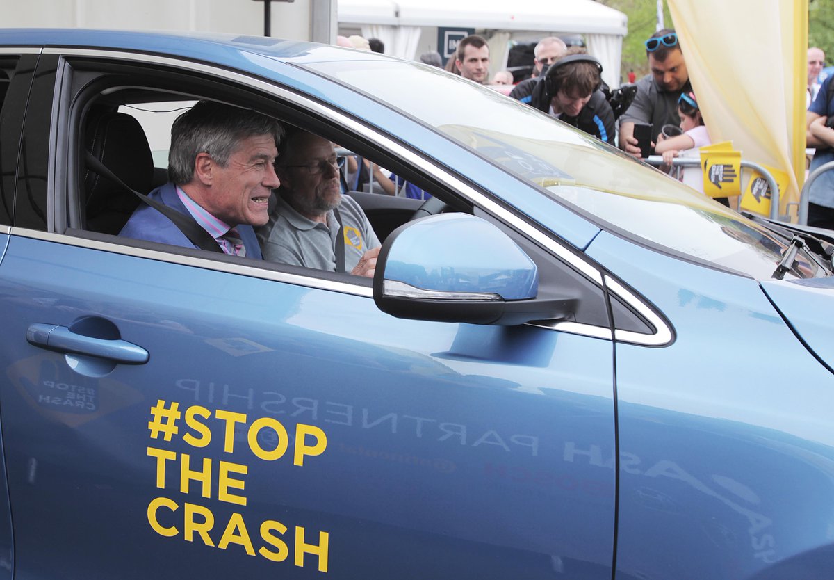 <a href="/tiff_tv/">Tiff Needell 🏁</a> says ‘AEB should be standard on all cars!’ <a href="/londonmotorshow/">The London International Motor Show</a> #StopTheCrash