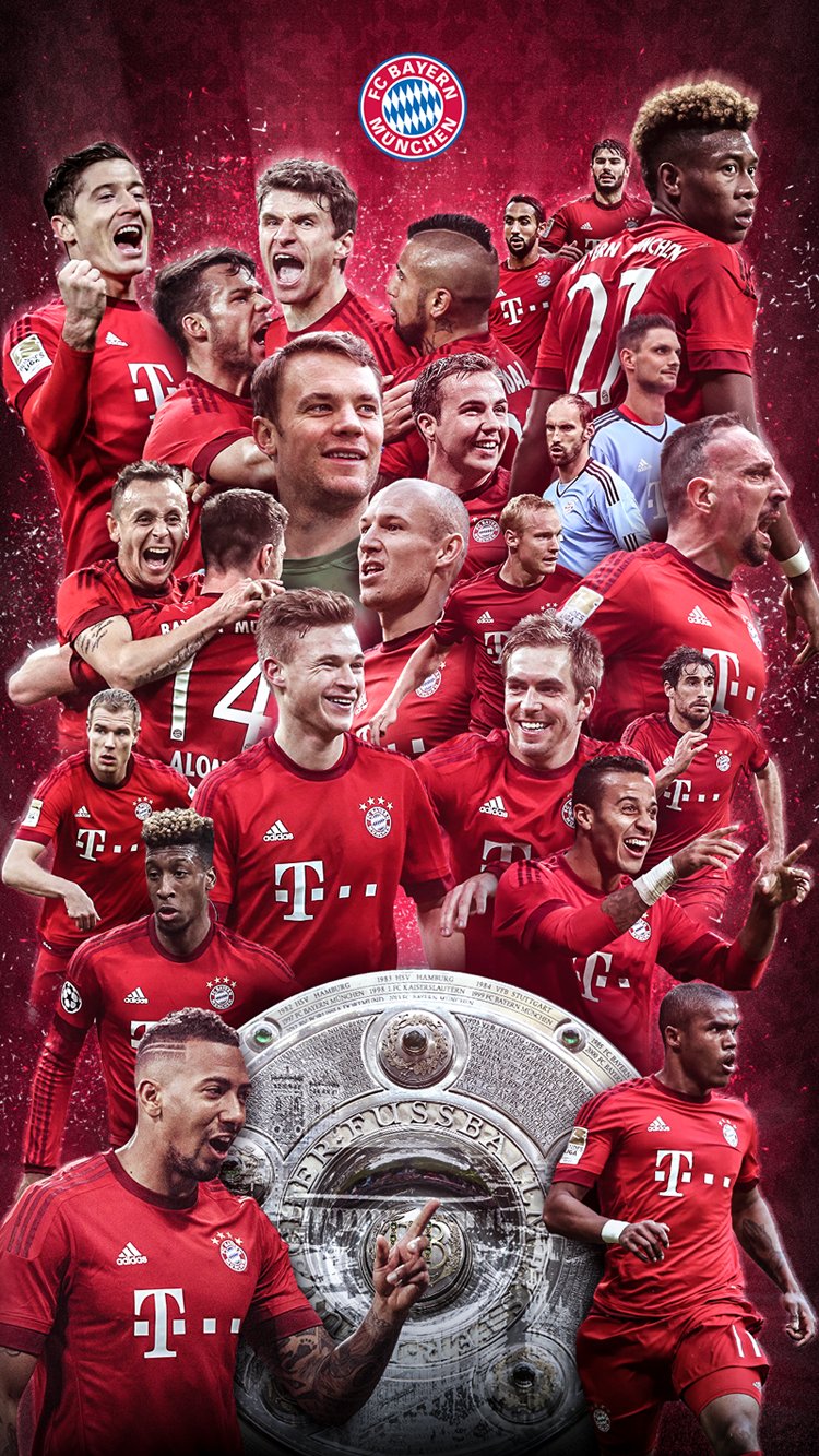 Bayern on Twitter: "Celebrate our title win with a new background for your smartphone! #MiaSanChampions https://t.co/hi0PUjw6ls" / Twitter