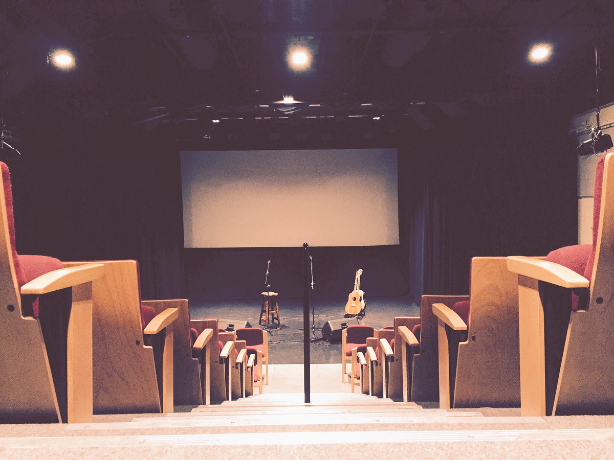 All set and ready to go at The Flavel Arts Centre #simonandgarfunkel #thesoundofsilence #homewardbound #selloutshow