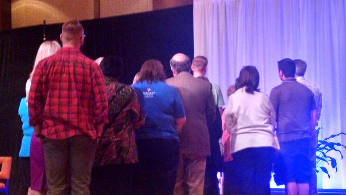 TriciaDecker16's tweet photo. Hey Synod Council, we've got your back. We pray for you &amp; give thanks for your leadership. #seia16 #inthistogether https://t.co/UAjUGJGPFJ