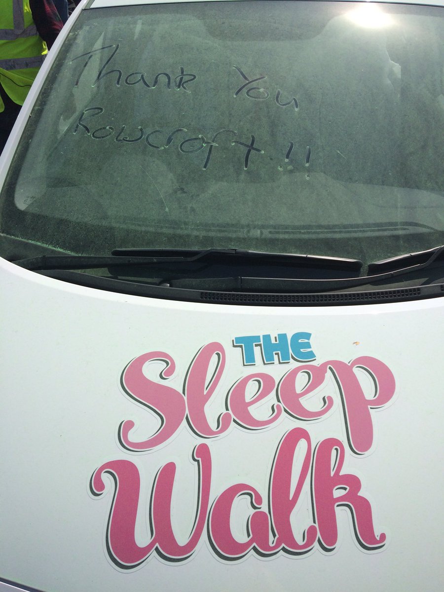 HayleyNorrish's tweet photo. A lovely message left to @RowcroftHospice by a supporter at #thecolourrush #teignmouth today โบ๏ธ https://t.co/pwMtQ0eUhe