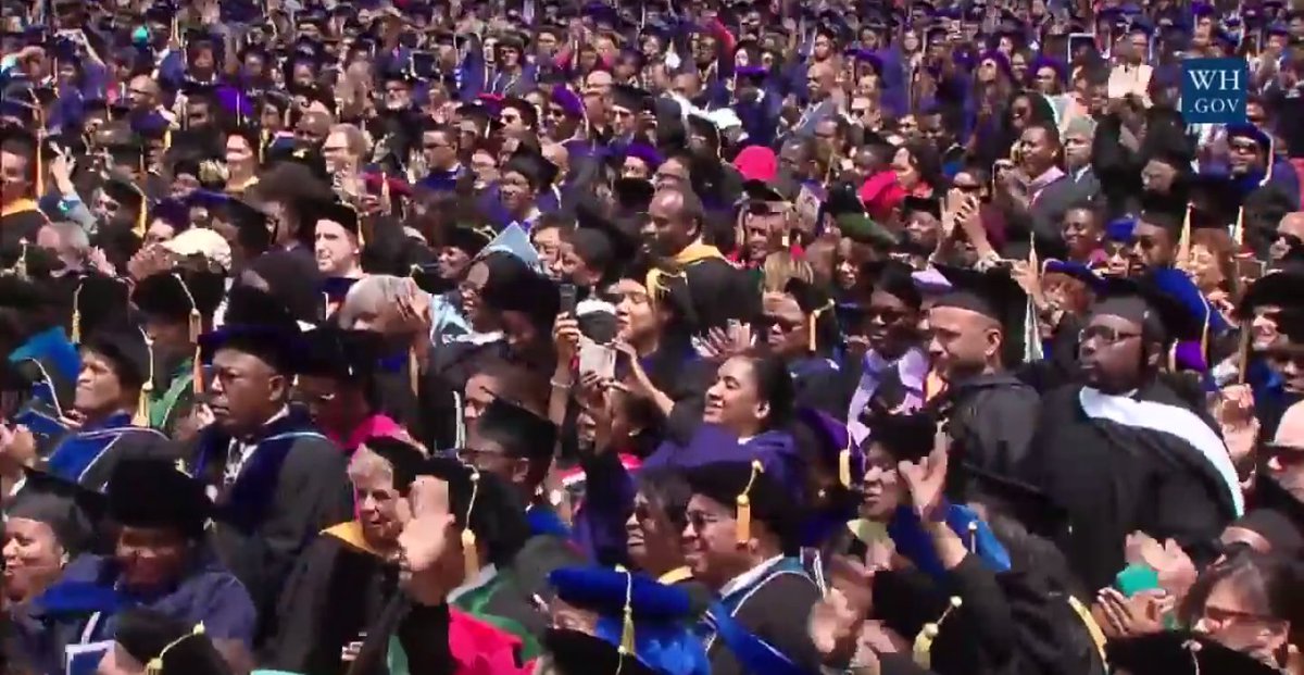 "Yes We Can." —<a href="/POTUS/">President Donald J. Trump</a> to the 2016 graduating class of <a href="/HowardU/">Howard University</a> #HowardU16