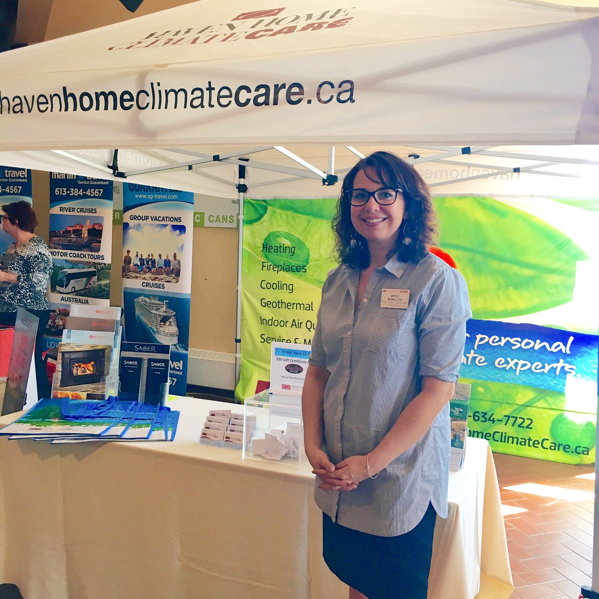Meet Marcie of @HavenHomeClimat! Swing by <a href="/shoplocalktown/">Shop Local Kingston</a> today till 3pm to learn more! #shoplocalshowcase