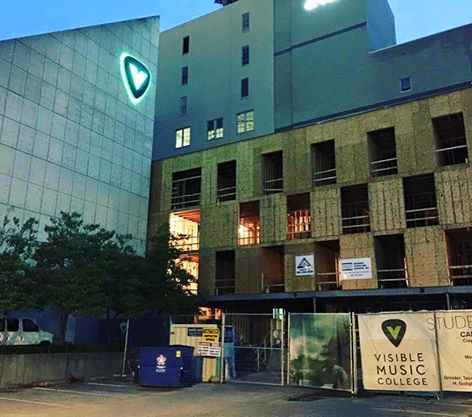 visiblemc's tweet photo. The first lights are on in our new student housing in #Memphis! Who's ready for this new chapter at #VisibleMC? https://t.co/ffnapT1caJ