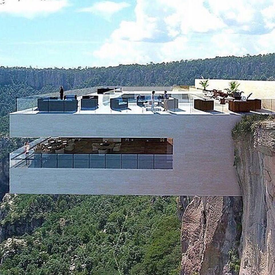 onluxury's tweet image. Would you eat here?😱😳 #CliffSideRestaurant by luxurylivings