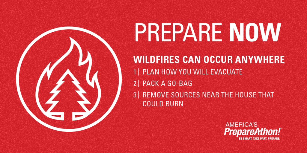 Today is National #WildfirePrepDay! How are you getting involved today? wildfireprepday.org