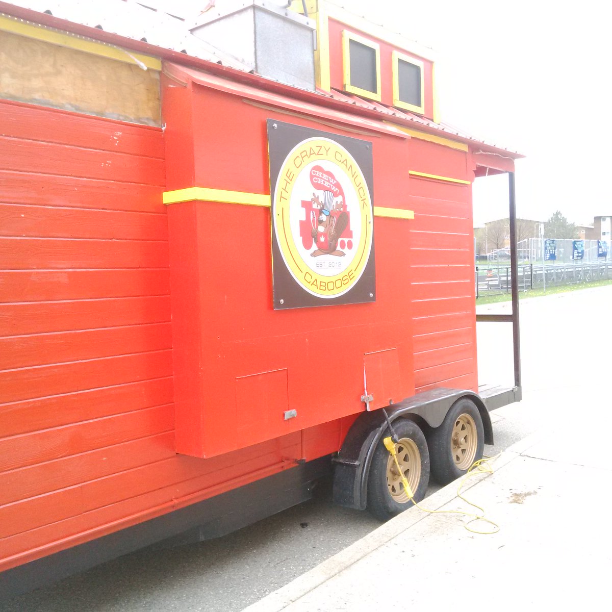 StDavid50's tweet photo. Crazy Canuck at the Open house. Support your alumnis. https://t.co/wmmZ2JJll6