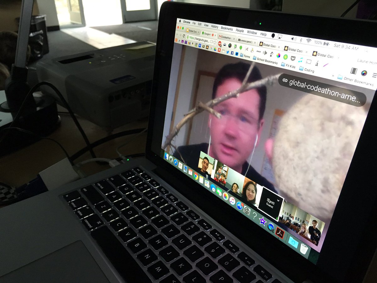 LaurieAnastasio's tweet image. Awesome opening presentation by @ScottLininger #globalcodeathon @SEES_SMUSD @globalcodeathon