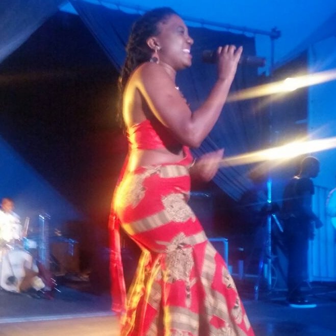 Shared Stage with Hope Masike, Edith Weutonga and Selmour Mtukudzi at  Theatre in the Park on 4th May. #GreatWomen
