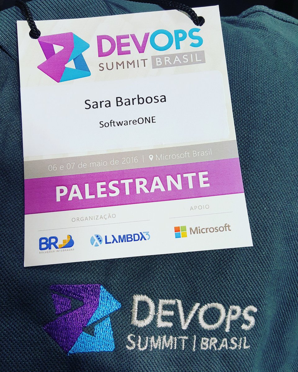 Sarabarbosa's tweet photo. #devopsbr16 #azure https://t.co/xVFAkikq3o