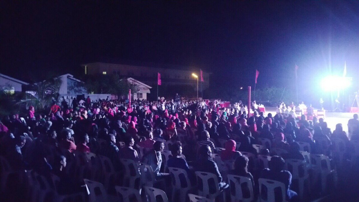 MLiveupdates's tweet photo. #RYSmedia Nimigen thiya #Mahaasintha varahves kaamiyaabu #Mahaasintha marhabaa raa atoll all members #RaeeYameen2018 https://t.co/ao2sgPukal