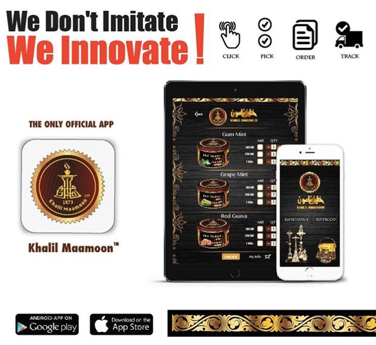 KhalilMamoonUsa's tweet photo. Introducing the one and only Khalil Maamoon Mobile app. Available on both Apple Store and Google. #khalilmamoon https://t.co/sUxJDoX7xg
