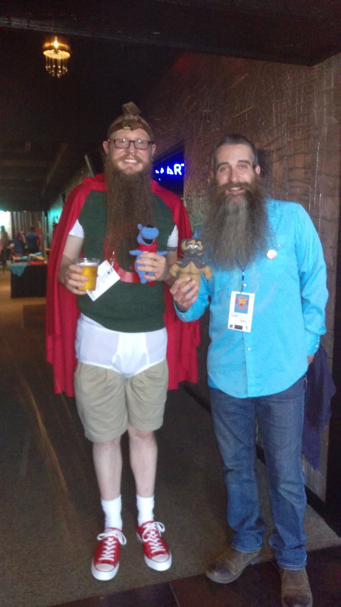 Who wore it best? The Admiral is thrilled there are TWO Quail Mans! #StormTheFort