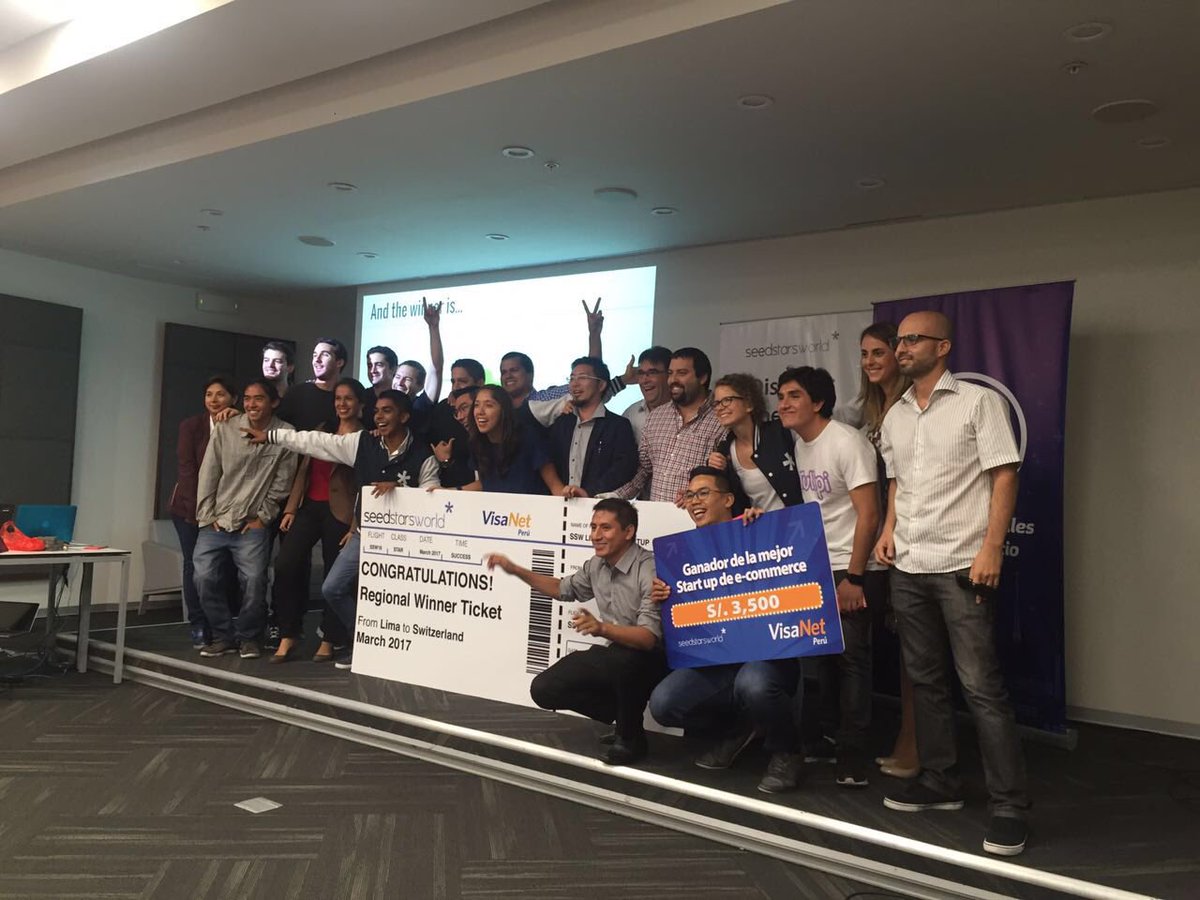 EndeavorPeru's tweet photo. Desde aquí, felicitamos a @Qaira , @Qempo y @Tullpi , ganadores en Seedstars World #sswlima https://t.co/fX8iAEO12R