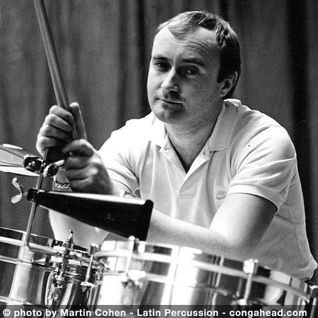 ihomiLA's tweet photo. Legendary #PhilCollins drummer and composer on @lppercussion #timbales. Photo 1983. #Percusión #LP #LPArtist #Perc… https://t.co/GJ4v9vgJrj