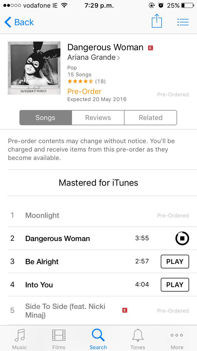 tresbutera's tweet photo. ♡ #BuyDangerousWomanOniTunes https://t.co/8lm5ug2bG9