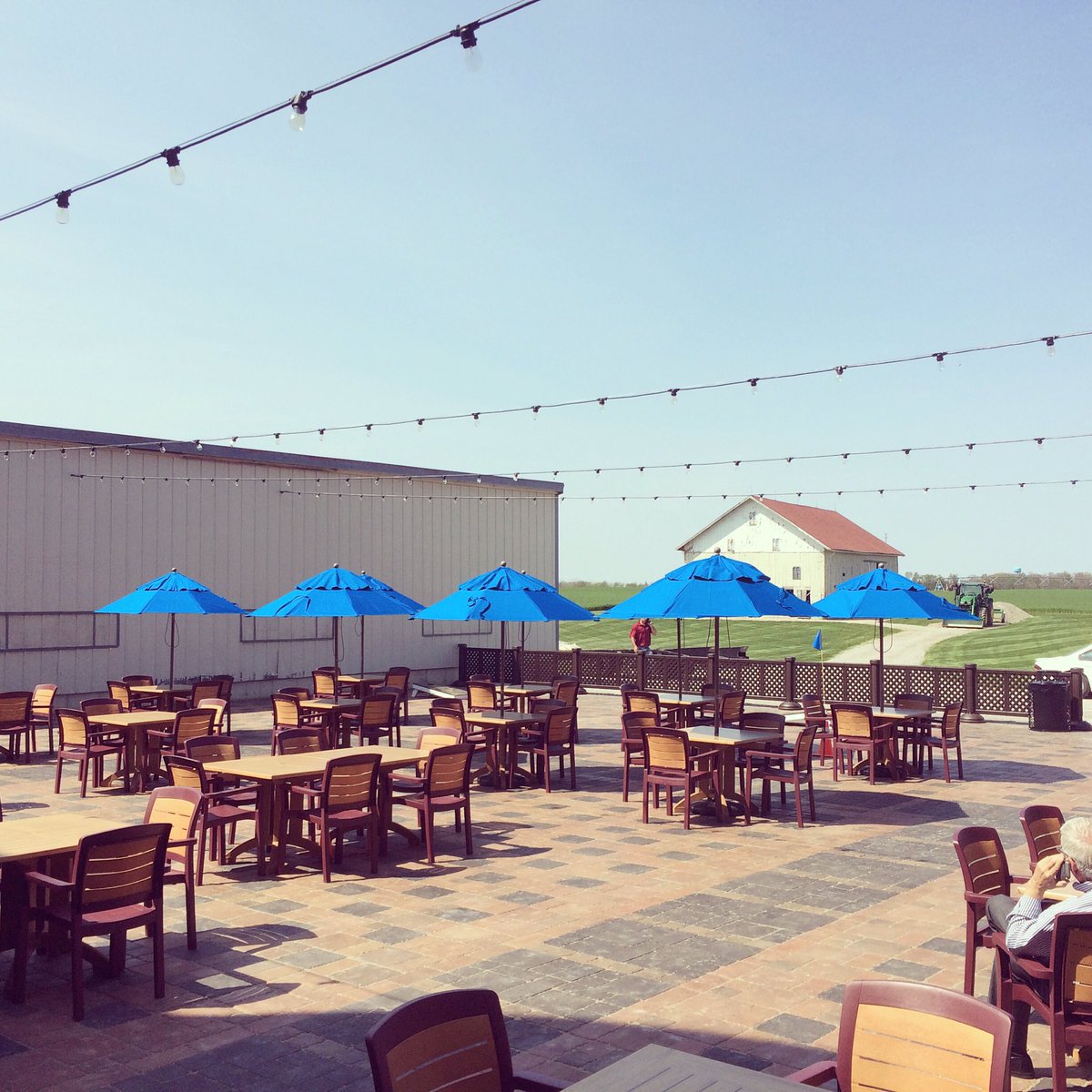 Our courtyard is open!