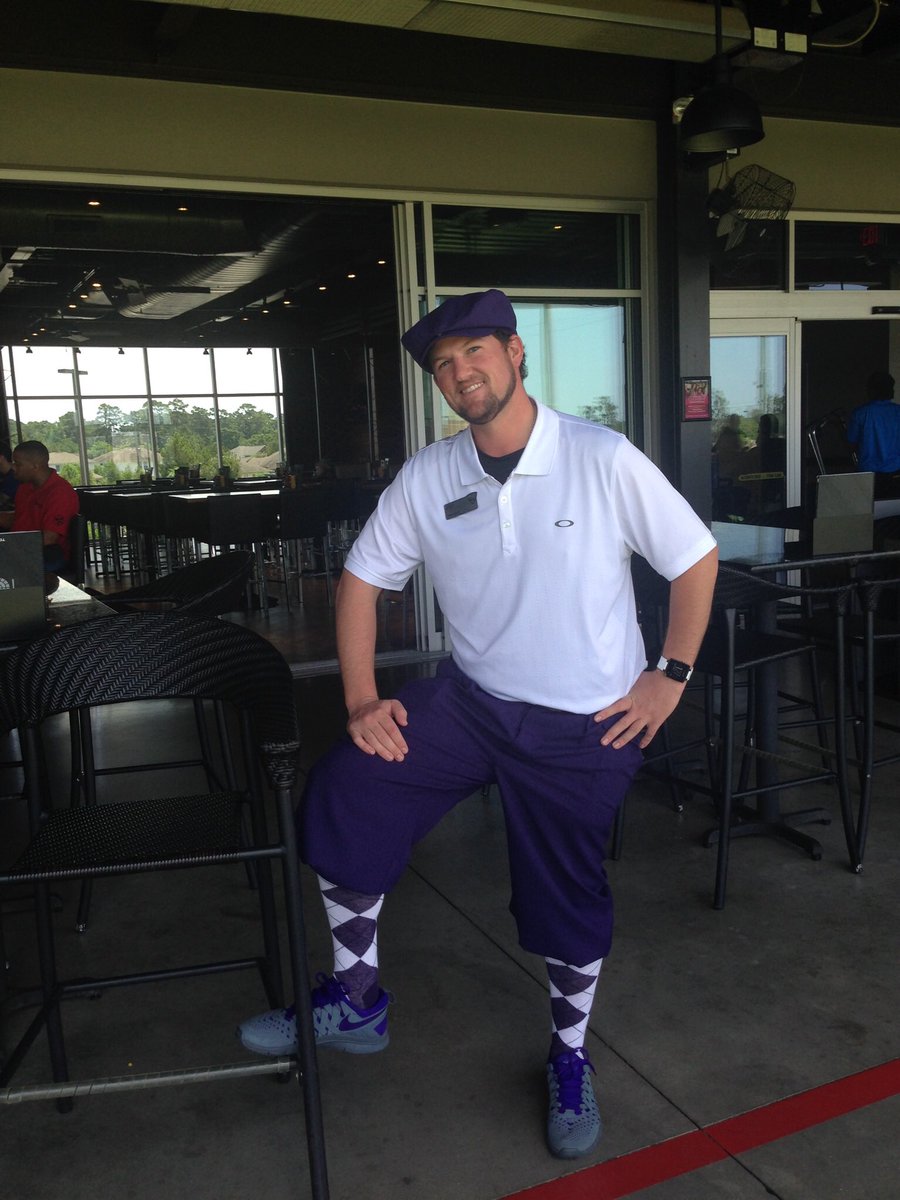 JPGolfKC's tweet photo. Only real golf pros wear knickers! @topgolfhouston #topgolfU #topgolf https://t.co/vzi0uThXT4