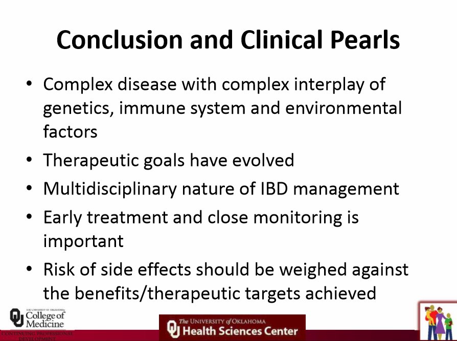 OUMedEd's tweet photo. Top 5 takeaway points from @ibdtweets at #apcu2016 Multidisciplinary team is imperative in #IBD management!! https://t.co/HL5pFuyCgi