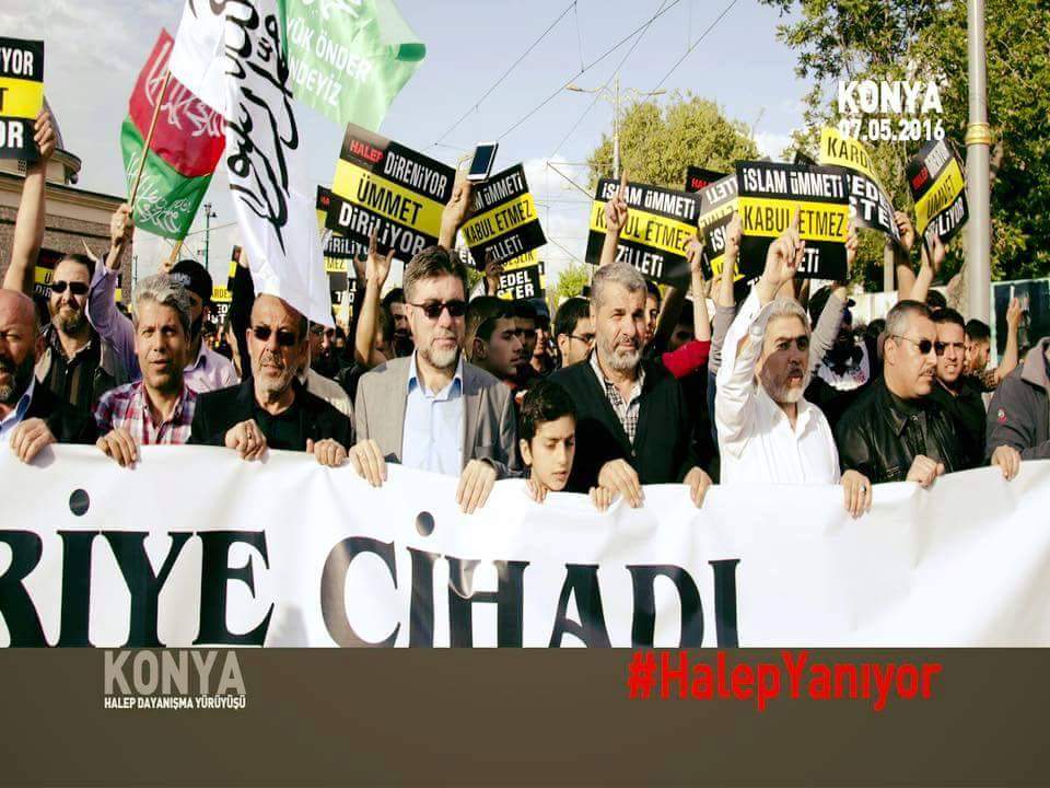 aleppoisburning's tweet photo. #Konya #Turkey taking streets&squares because #AleppoIsBurning #HalepYaniyor #WorldwideRedProtest #UntilAssadIsGone https://t.co/E6RogeMZjq