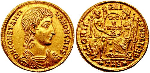 Today in #history: The #Jewish revolt against Constantius Gallus breaks out. (351 CE) 

Photo: CNG