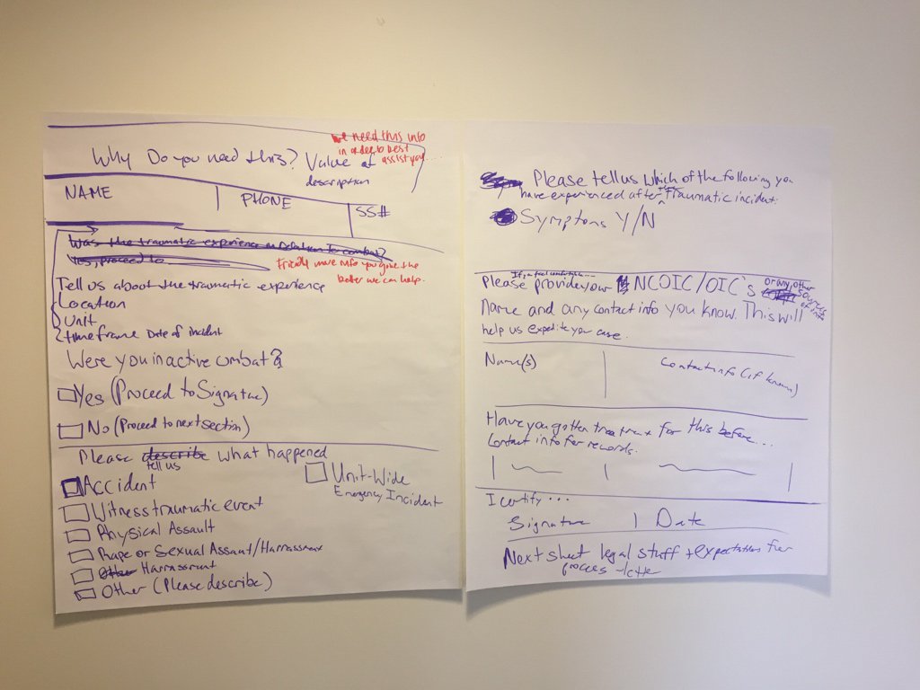caitstuff's tweet photo. #HackTheForms teammates, poster sheets,  notes @VAInnovation @VABostonHC https://t.co/haM4F43cFi