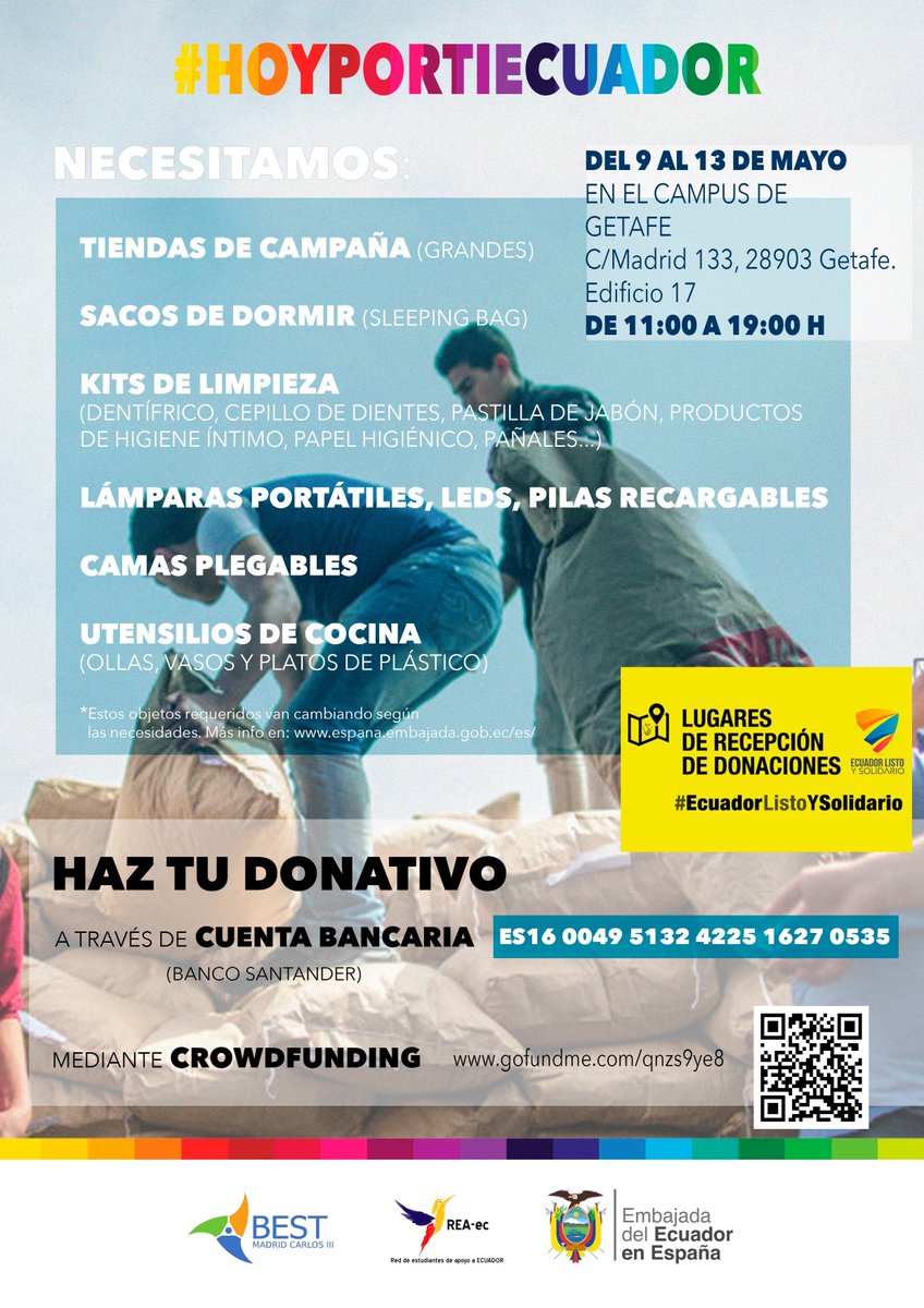 rea_ec's tweet photo. Empezamos en Madrid. #FuerzaEcuador @elcomerciocom @ElCiudadano_ec @eluniversocom @Gamatvec @Gamanoticiasec https://t.co/IzYlbzY2oR