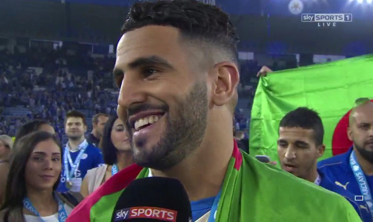 SkySportsStatto's tweet photo. Riyad Mahrez
17 goals &amp; 11 assists in PL this season
1st Algerian to win a PL title
PFA Player of the Year https://t.co/53yArGiAt2