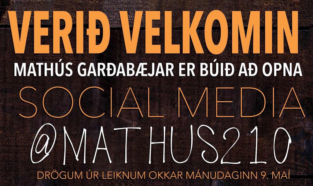 #mathús #garðabær #réttaðbyrja #silfurskeiðin #mathus210 #veitingageirinn Instagram / Facebook / @mathus210