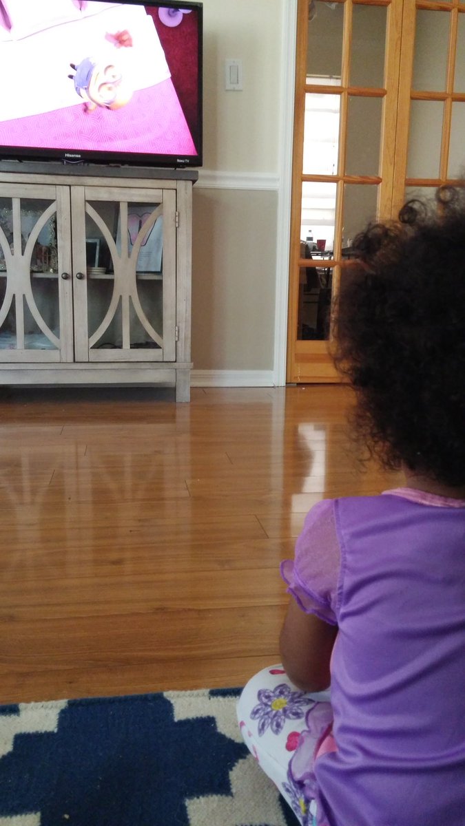 Jai7575's tweet photo. Why did no one tell me the #minionsmovie was like baby magic? It's like she understands their every word. https://t.co/1cSv20UnIf