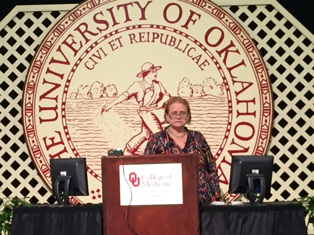 OUMedEd's tweet photo. #apcu2016 Dr Mary Zoe Baker #Osteoporosis @OUFamilyMed https://t.co/Yc2M3QrwUi