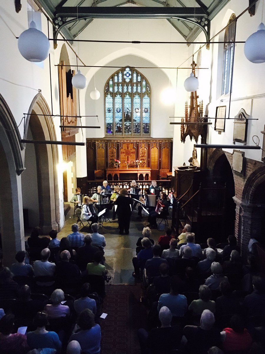 Such a lovely sound and atomos! 🎹🎶 @accordionladies <a href="/theoldchurchN16/">The Old Church</a>
