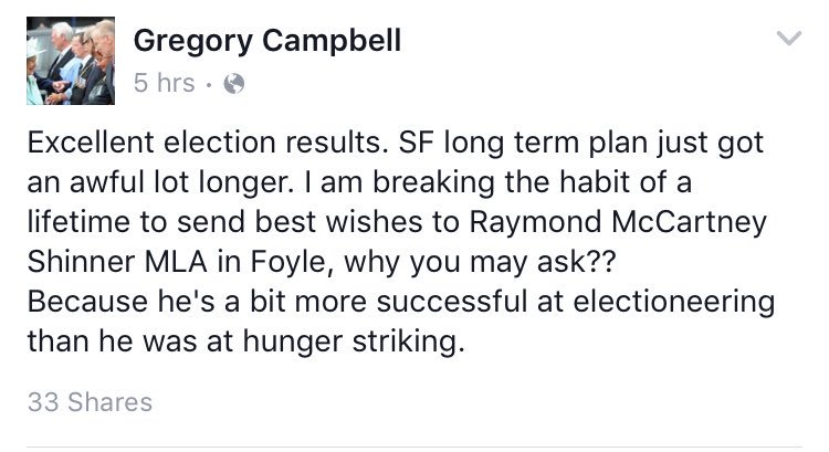 NiamhNiChiosog's tweet photo. This mans bigotry shows absolutely no end. @RaymondMcCartn1 you are an inspiration to us all. #BetterwithSF https://t.co/ViHUDvrgUu