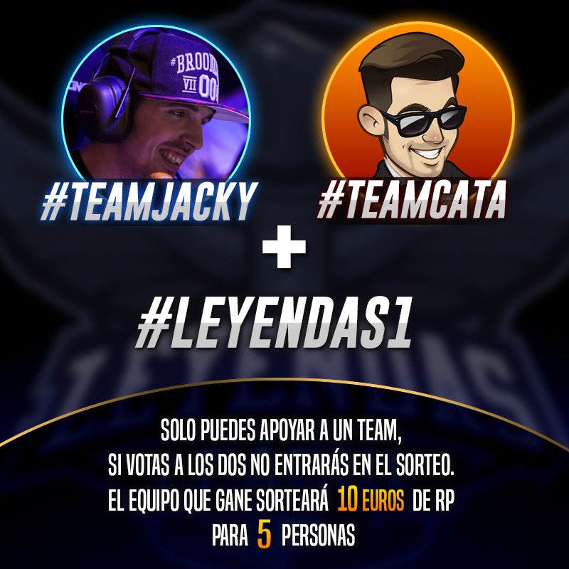 CooLifeGame's tweet photo. vota tu equipo favorito!! #Leyendas1 #TeamJacky #TeamCata https://t.co/SM2hSTLea5