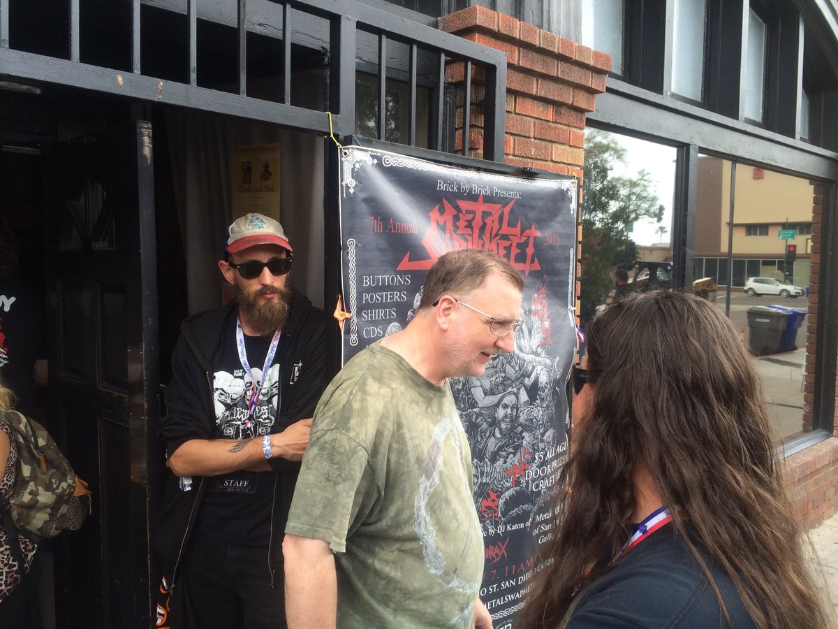 tallboy_tm's tweet photo. we got Derrick Riggs the artist who created Eddie and did all the #IronMaiden album artwork at the #MetalSwapMeet https://t.co/Ajfamu0wNT