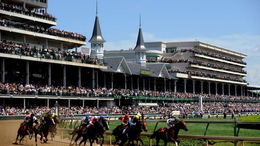 SportsBrevard's tweet photo. I'm on #KentuckyDerby edition of @MarkMosesShow @SportsRadio1560 show today at 5 broadcasting from @MGPDFL .... https://t.co/qO1UMlmgYJ