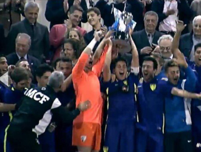 ¡¡¡Enhorabuena campeones!! La próxima temporada jugaréis la #YouthLeague ¡¡Sois muy GRANDES!!  <a href="/MalagaCF/">Málaga CF</a>