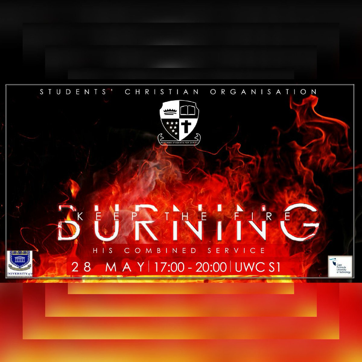 SCOCapeTown's tweet photo. It's going down month-end at UWC! 
Join the Higher Institution Section (HIS) for a combined service on May 28, 2016. https://t.co/Qdqkfh3UQ4
